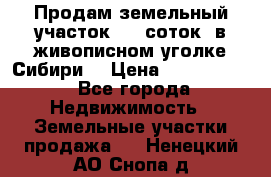 Продам земельный участок (40 соток) в живописном уголке Сибири. › Цена ­ 1 000 000 - Все города Недвижимость » Земельные участки продажа   . Ненецкий АО,Снопа д.